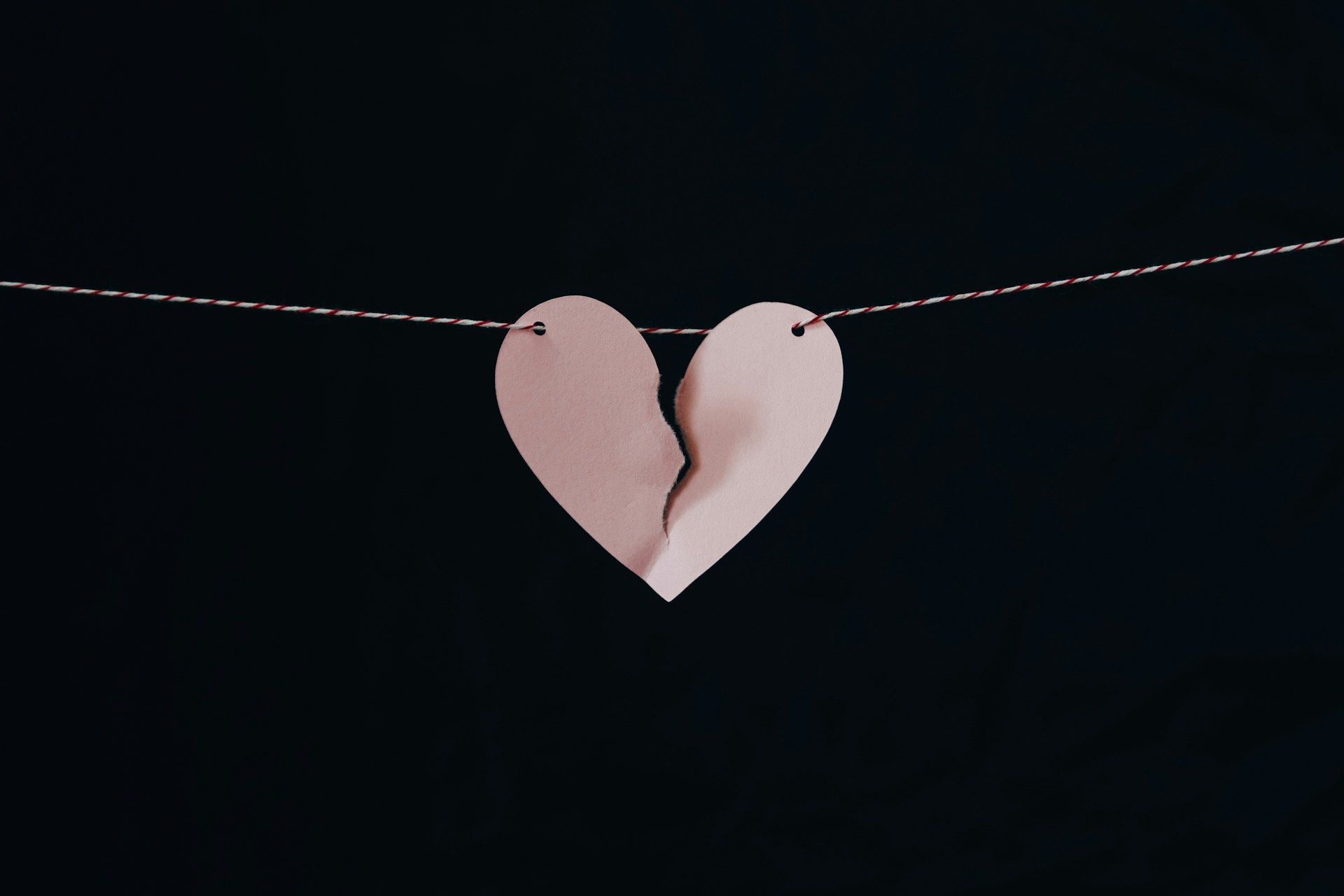 broken-heart-hanging-on-wire